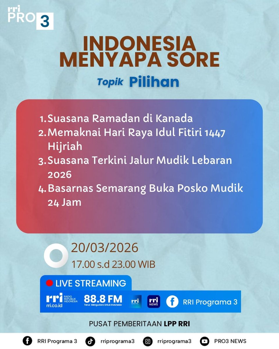 RRI Programa 3 tweet media