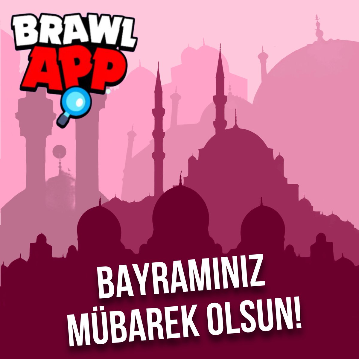 BrawlAppTurkiye's tweet photo. Ramazan Bayramınız mübarek olsun! ❤️

Sevdiklerinizle güzel bir bayram geçirmeniz dileğiyle 🙏

#brawlapp https://t.co/y6mSynN0gB
