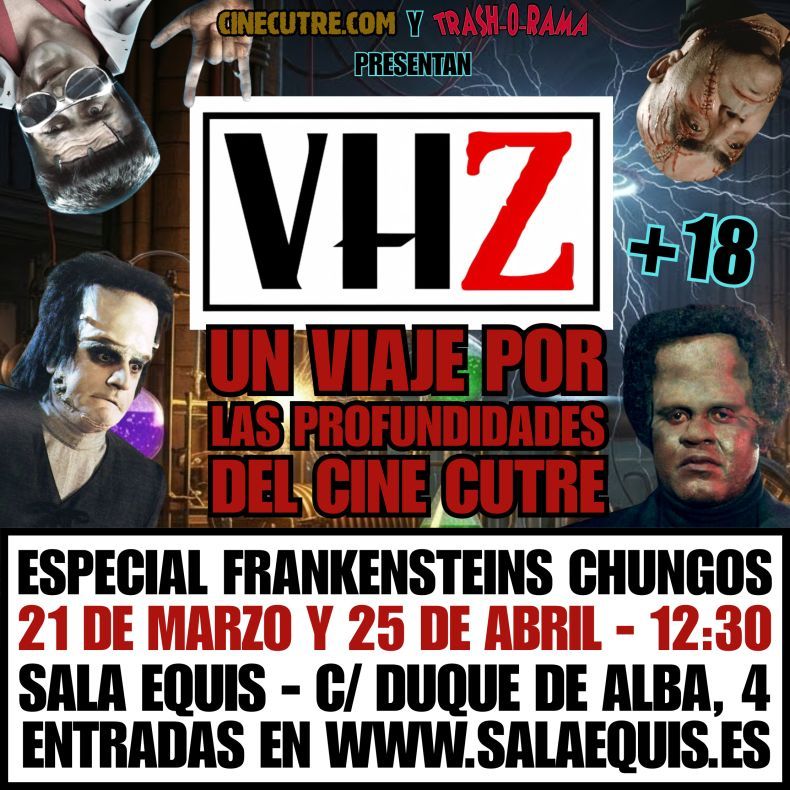 DesdeSofa's tweet photo. 📣🎞️💩🤣👎️🧌⚡️ Las peores versiones cinematográficas de #Frankenstein, en el show de humor #VHZ los días 21 de marzo y el 25 de abril en la #SalaEquis de Madrid https://t.co/CwIaPaYwQ8 vía @cinecutre
@PalenciaCharlie @pj_comunicacion #cinecutre #serieb #Madrid https://t.co/scFzZaLBIN