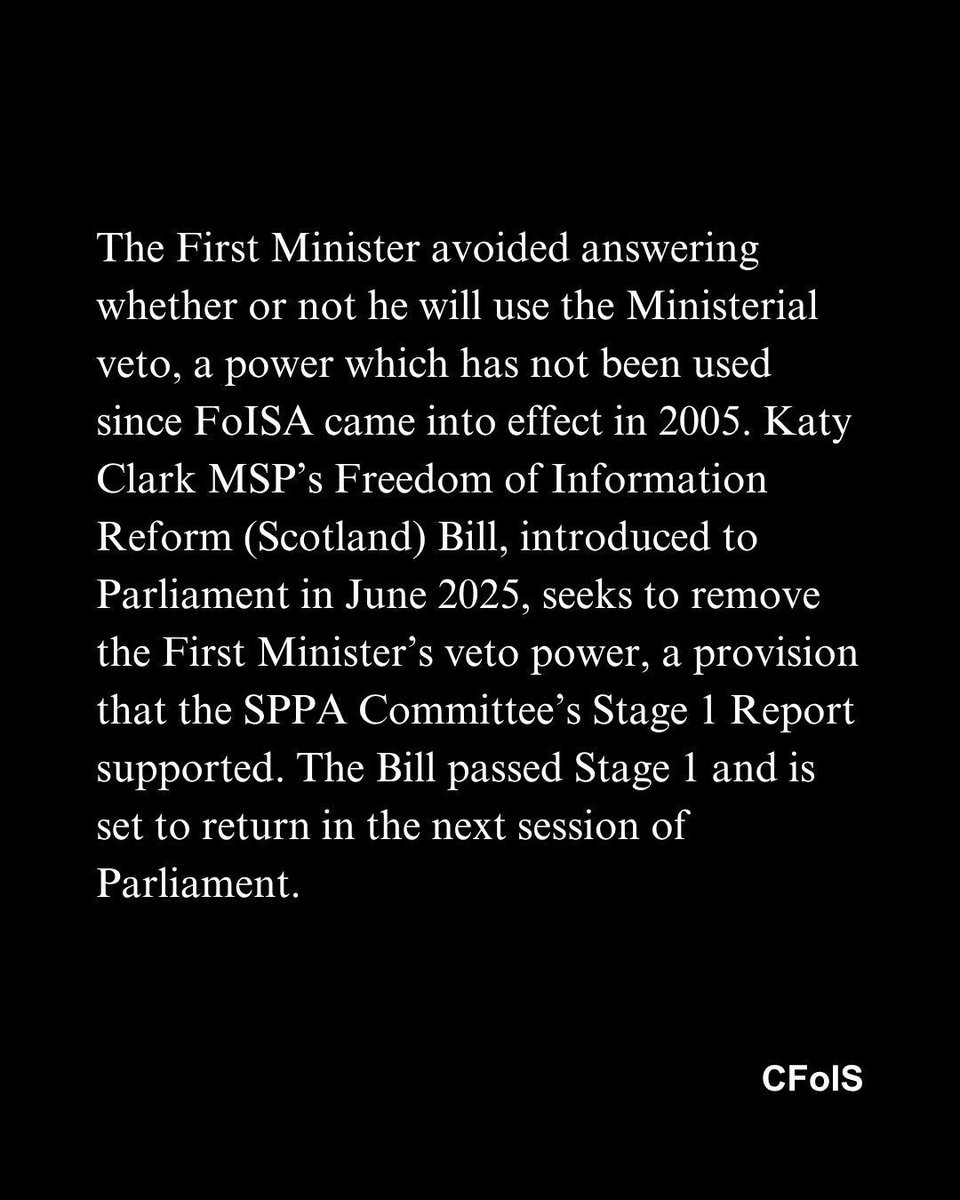 Campaign for Freedom of Information in Scotland tweet media