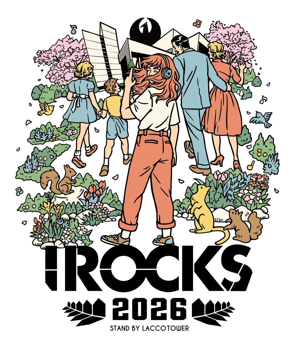 IROCKS_by_LT's tweet image. お待たせしました...🤩

／
#IROCKS2026 
🛍️オフィシャルグッズ発表‼️
 ＼
 
◼︎発売開始：3月23日(月)21:00〜
◼︎受注期間：3月23日(月)21:00〜4月5日(日)23:59

I ROCKS 2026開催までにご自宅へお届けいたします🚚💨
 詳細はこの後のポストをチェック✅

📲WEB SHOP
🔗laccotower.stores.jp