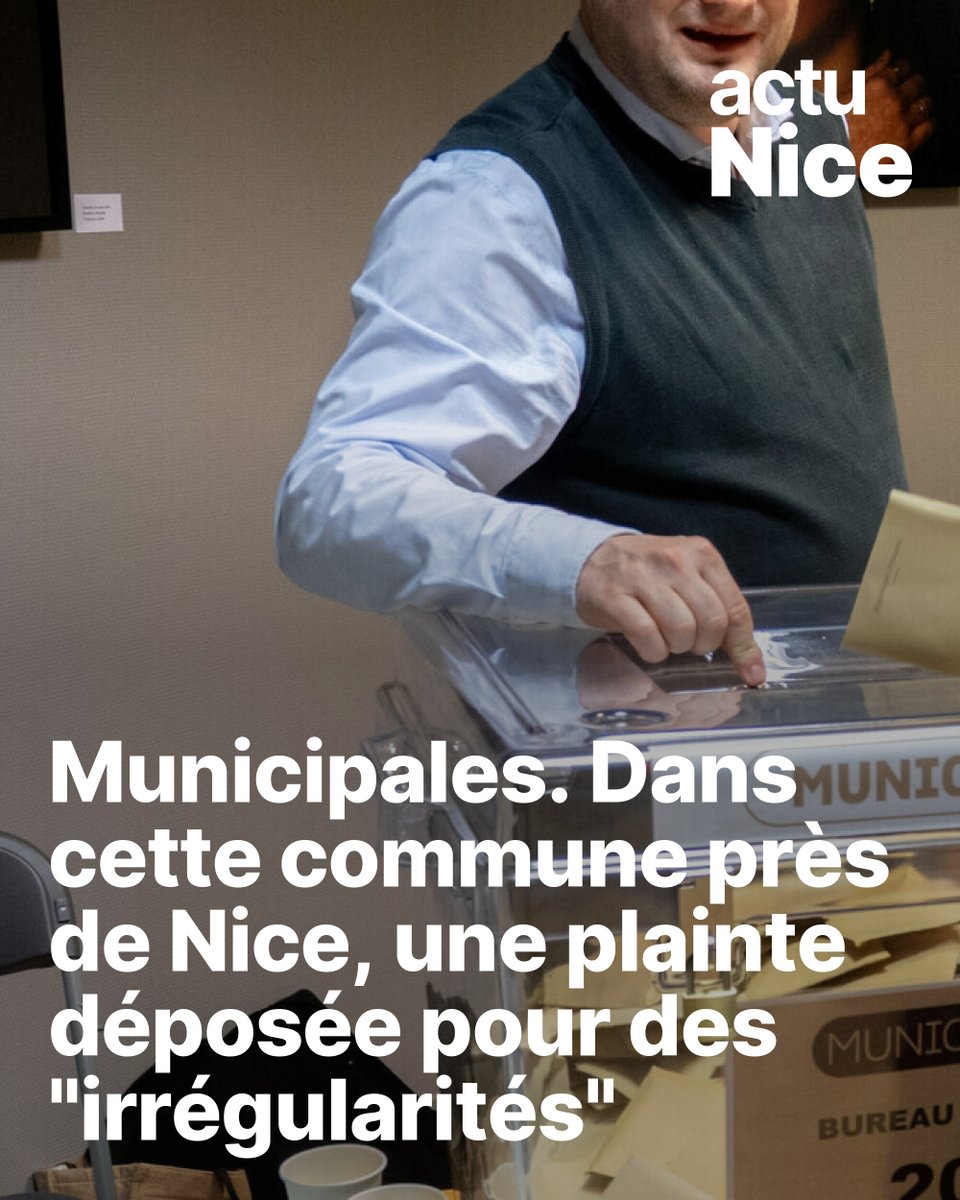 🔴 INFO ACTU NICE. Une plainte a été déposée auprès du procureur de Nice pour des irrégularités lors des élections municipales à Drap

➡️ l.actu.fr/rd29
