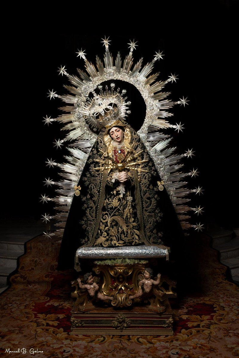 DoloresSAlberto's tweet photo. VIRGEN DE LOS DOLORES | Cambio de Nuestra Señora de los Dolores para sus besamanos que da inicio a sus cultos anuales. Madre del Oratorio, ruega por nosotros. https://t.co/QUDOksld96