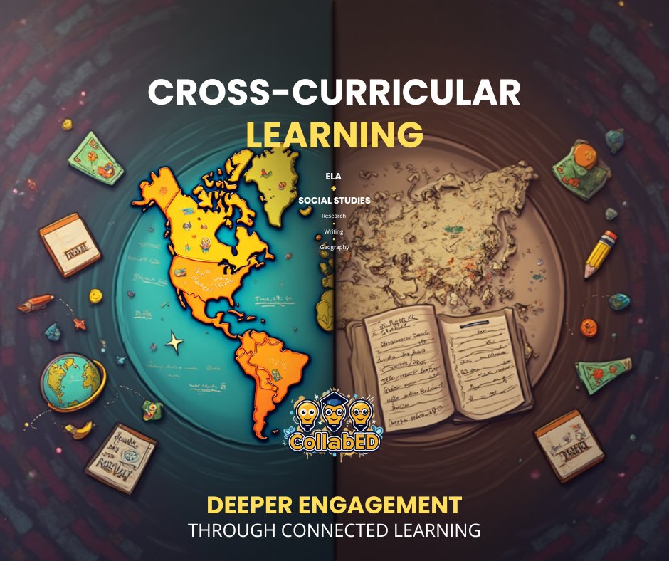 Real_CollabED's tweet image. 🌎 Integrating ELA + Social Studies in action!

Cross-curricular learning = deeper engagement!

Click below to see what Angela shared about Cross-curricular learning in the Elementary Educators channel!
collabed.group.app/posts/integrat…

 #CrossCurricular #IntegratedLearning #ELALearning
