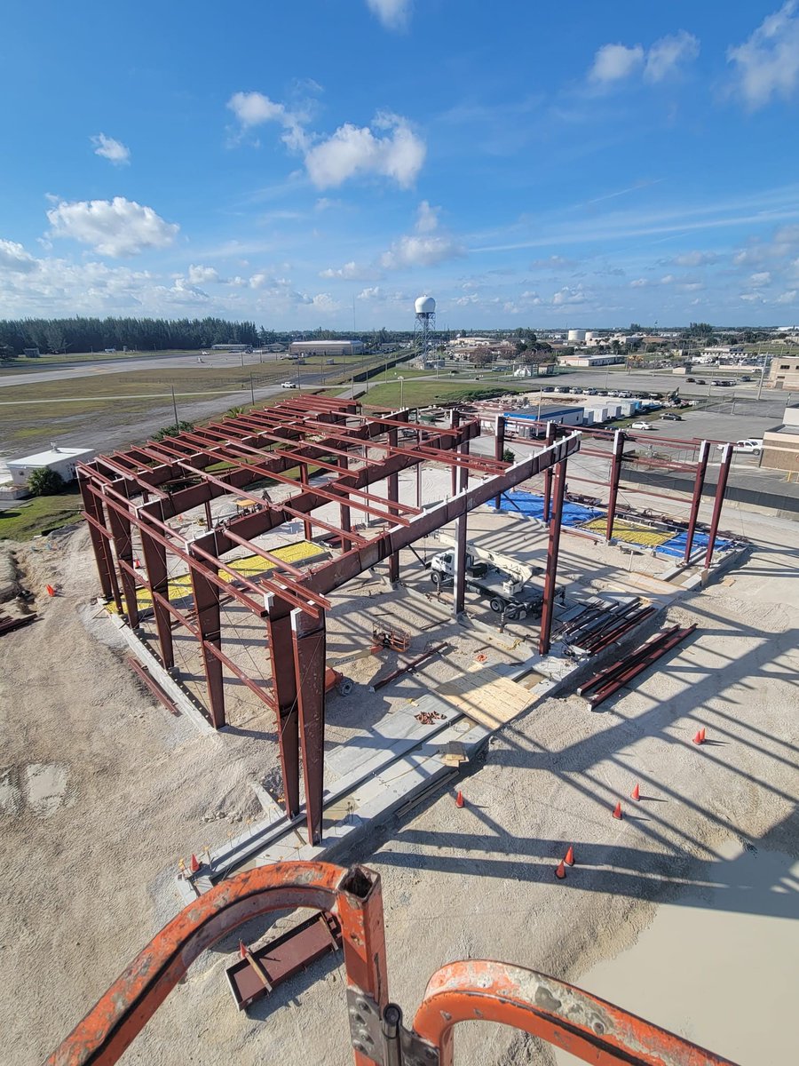 TMGsWorld's tweet photo. TMG Construction recently completed a beautiful Corrosion Wash Rack Facility at Homestead AFB in Florida! We’re proud to have partnered with @WaypointContracting on this impressive 19,775 SF hangar facility! #tmgbuilds #constructionexcellence #proudteam #waypointcontracting https://t.co/YrLlYHYlXU