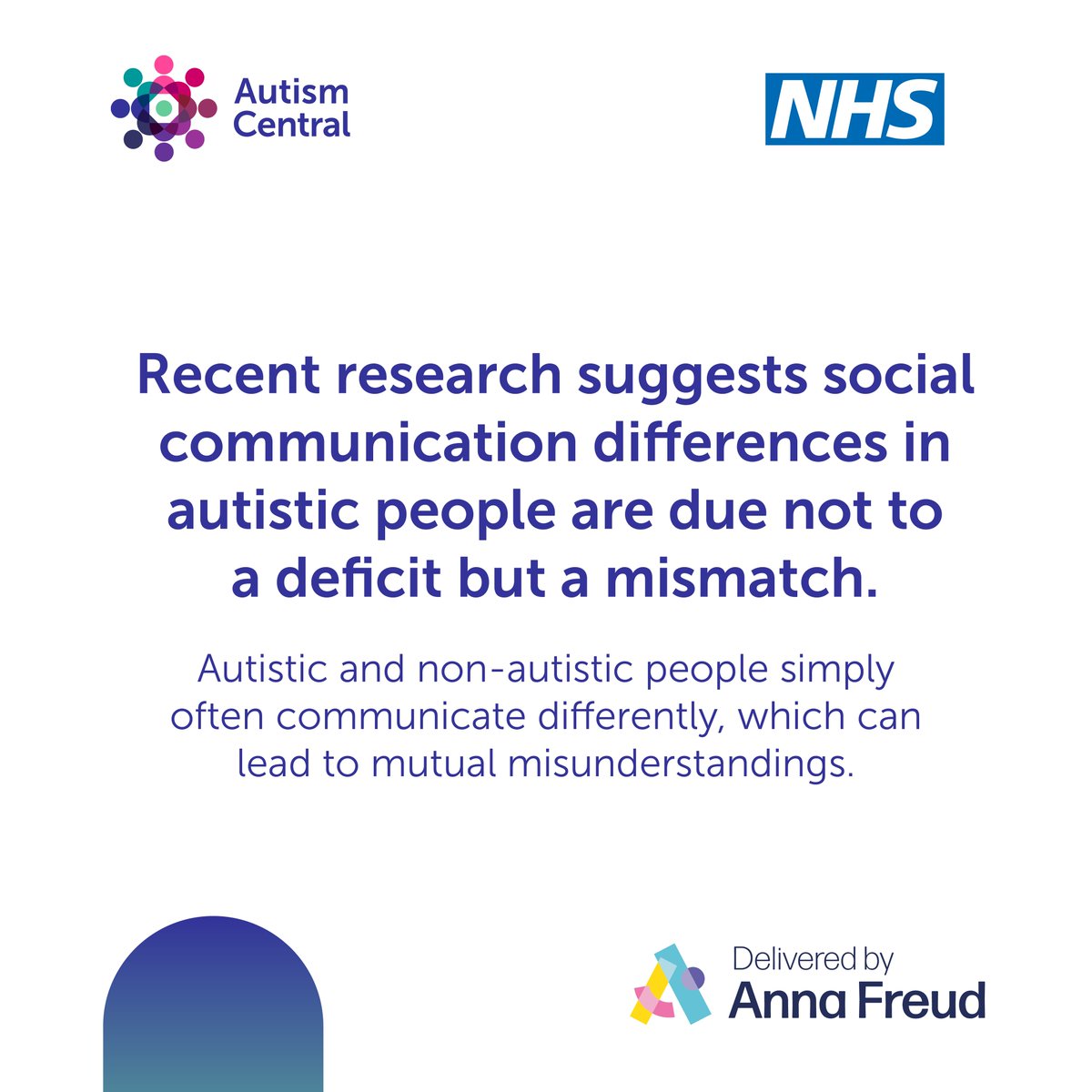 annafreuduk's tweet photo. Do you want to better understand autistic people in your life or stay up to date on research?

Join our free Autism Central webinar with AuDHD researcher @heasutherland on “Understanding autistic social communication from autistic people’s perspectives”: https://t.co/asRAdU3Dp3 https://t.co/Tao2UvPXmg