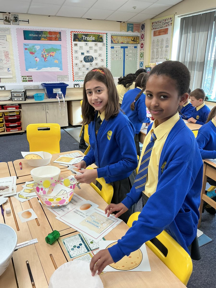 We’re having fun in #Maths in #Y6! The children are exploring different ratio and proportion activities including: Lego building and making (pretend) pancakes!