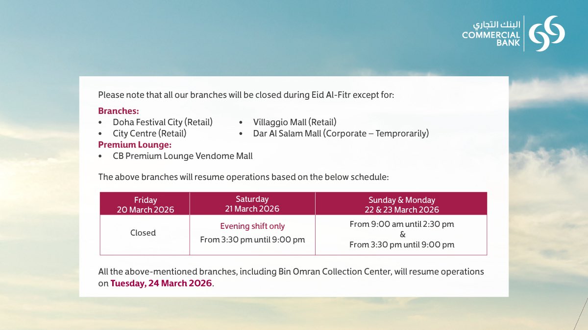 Commercial Bank tweet media