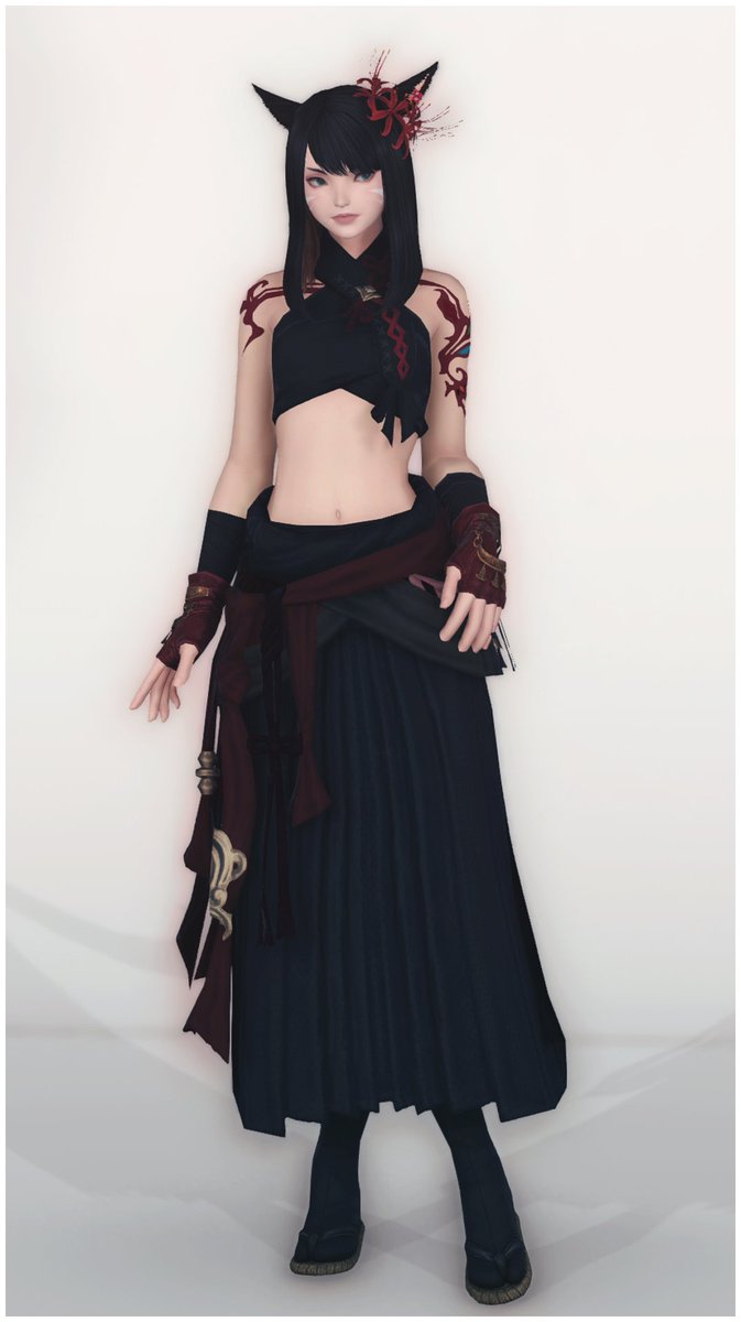 Going through my backlog of things to upload to Eorzea Collection and decided to throw Ikara's canon fit into the mix too >:3 
link to my profile below!