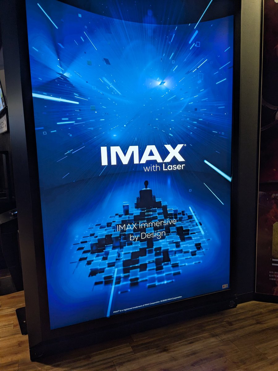 本日公開のプロジェクト・ヘイル・メアリー IMAX版を見に来ました！原作大好きなのでドキドキです！