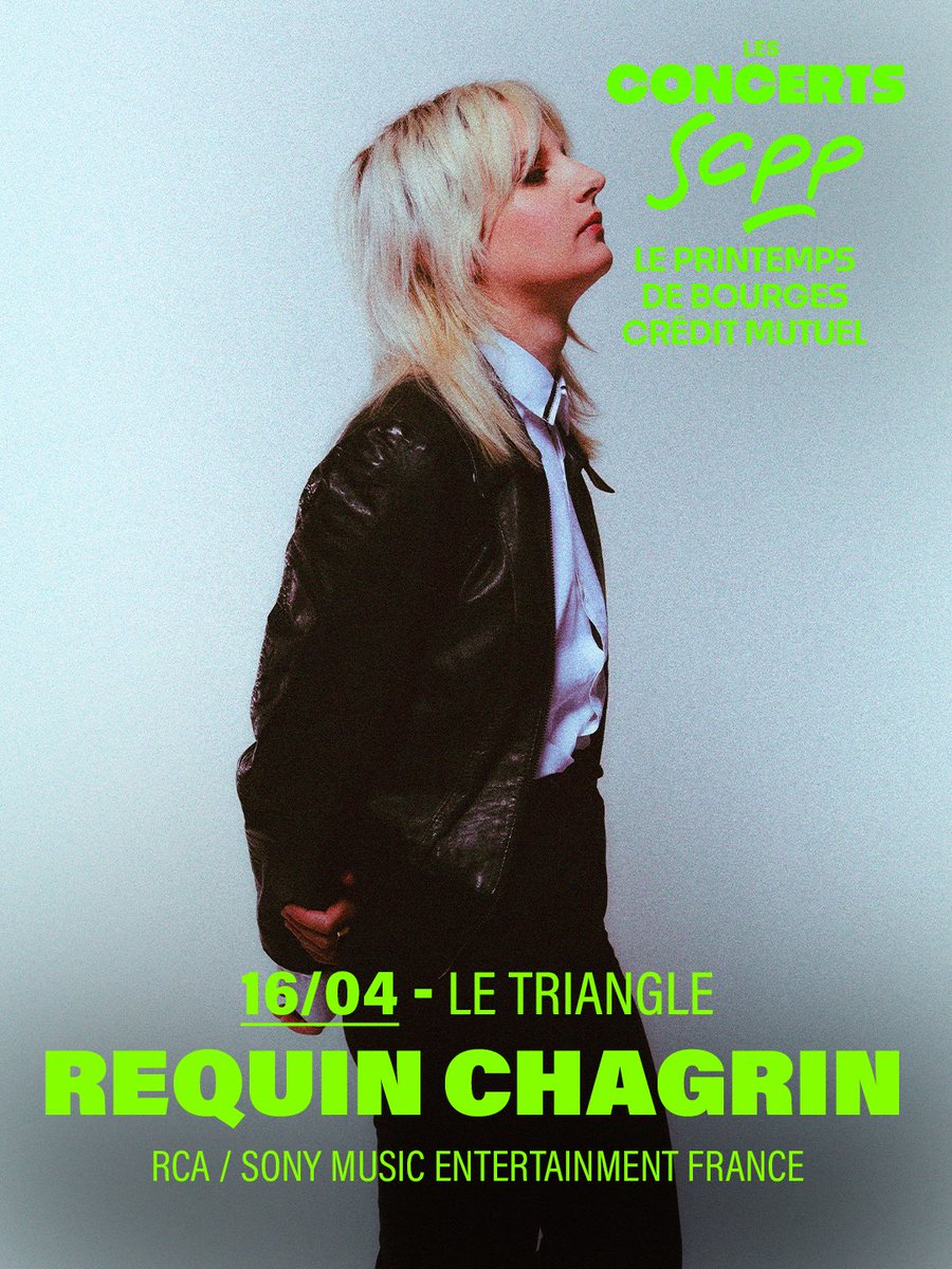 #LesConcertsSCPP : 𝑹𝒆𝒒𝒖𝒊𝒏 𝑪𝒉𝒂𝒈𝒓𝒊𝒏 en concert au Printemps de Bourges Crédit Mutuel ! 🔥

👉 Rendez-vous le 16 avril sur la scène du Triangle ! 
 
En partenariat avec French VIP et les Spécimens Canadiens 🤝

⚠️ Événement réservé aux professionnels !