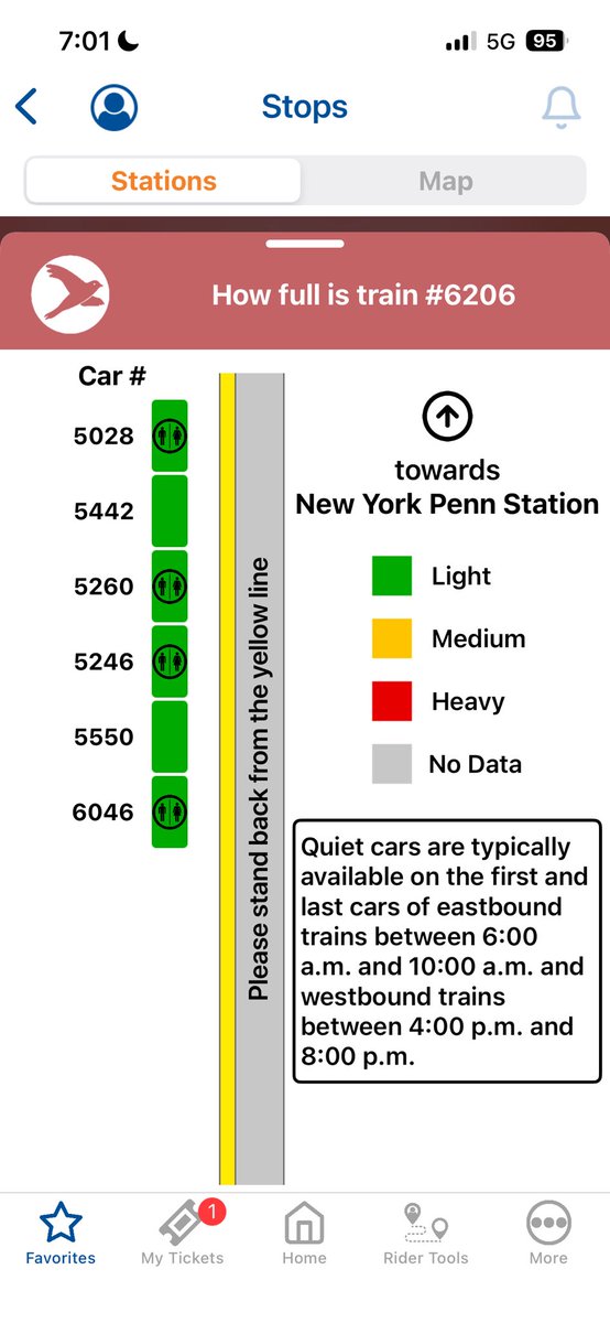 AutisticFemale's tweet photo. @NJTRANSIT just an observation but the car # on the app do not match the numbers on the actual train. I am in car 5317 and it is not even listed. https://t.co/tXYxThfGAH