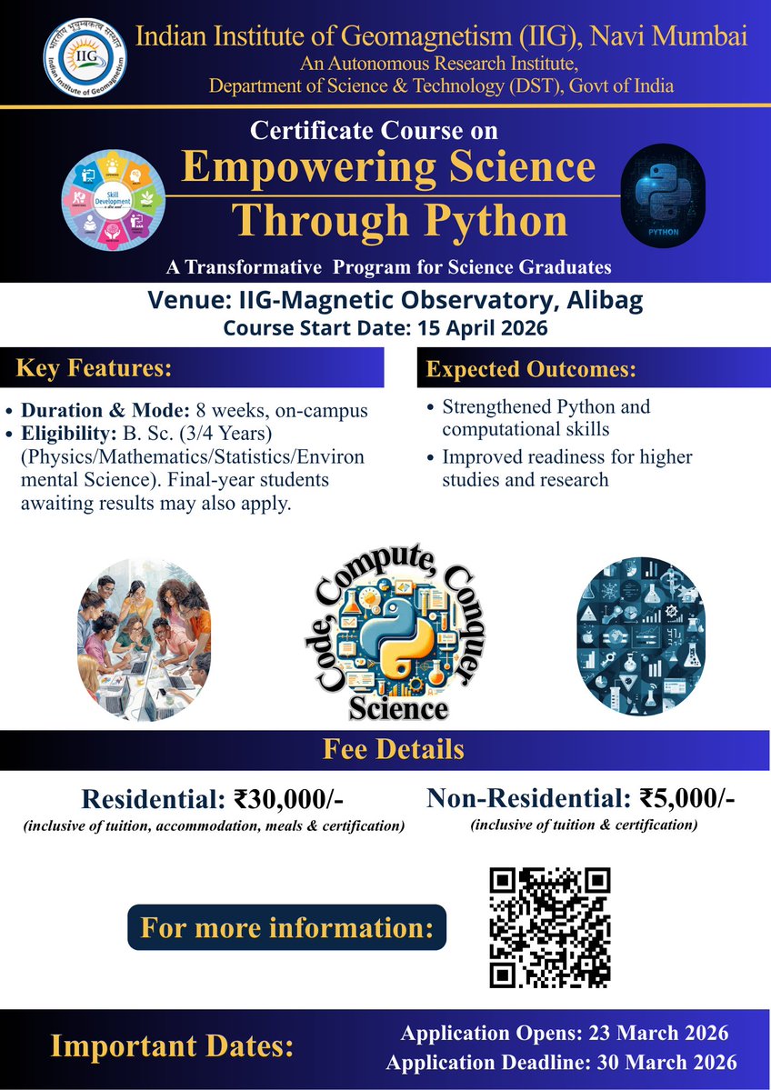 Indian Institute of Geomagnetism tweet media