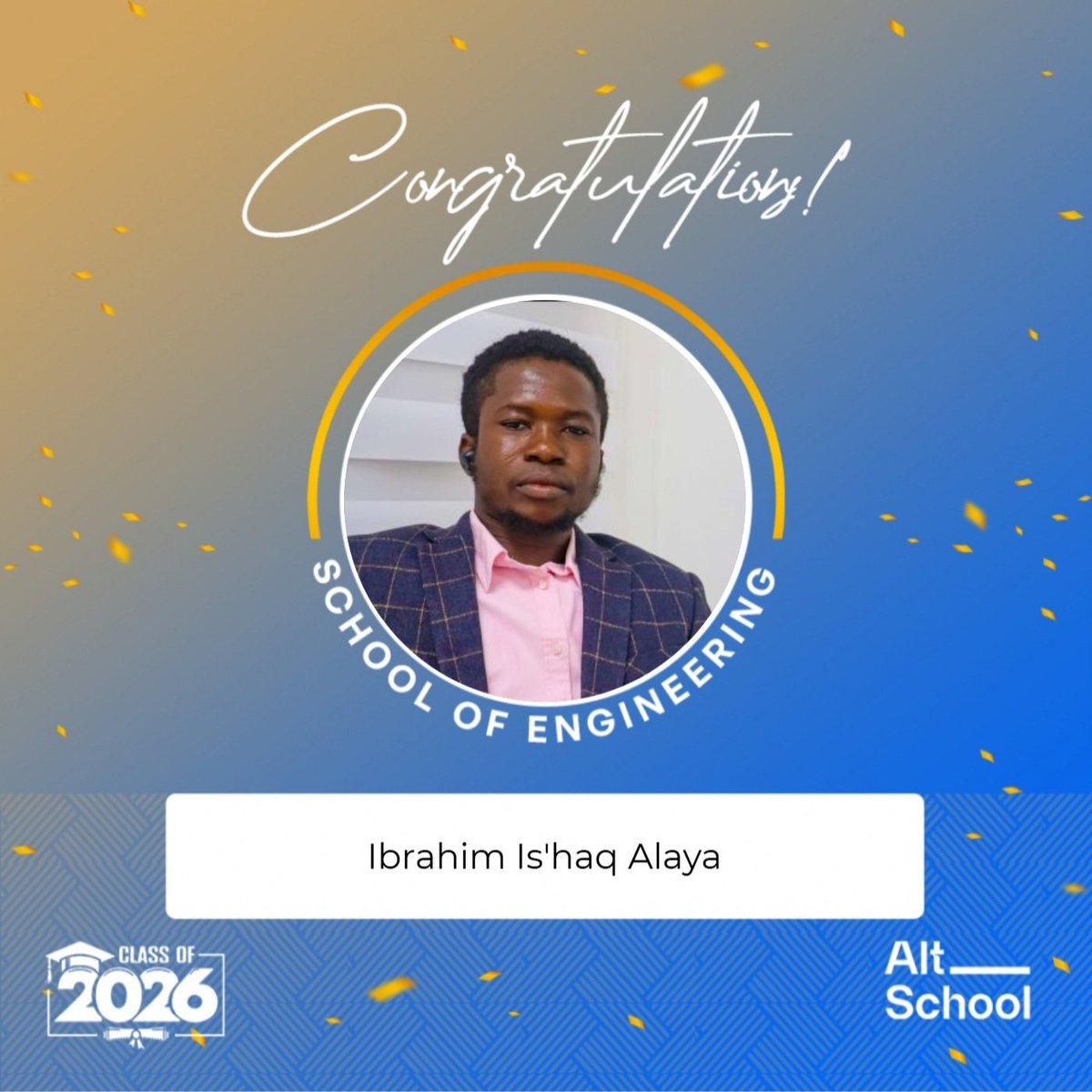 Tushmovic's tweet photo. Eid Mubarak 🌙✨
Alhamdulillah, I’m celebrating Eid and my graduation from AltSchool School of Engineering today 🎓
Growth, discipline, and consistency paid off.
On to the next chapter
#EidMubarak #AltSchool #AltGrads26, #TrainedByAltSchool, #Baraka'25 https://t.co/wXfUuHboP6