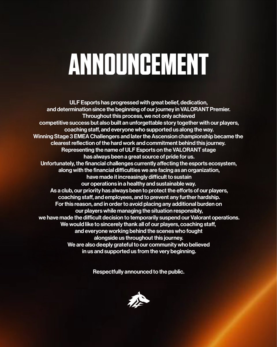 ULF Esports tweet media