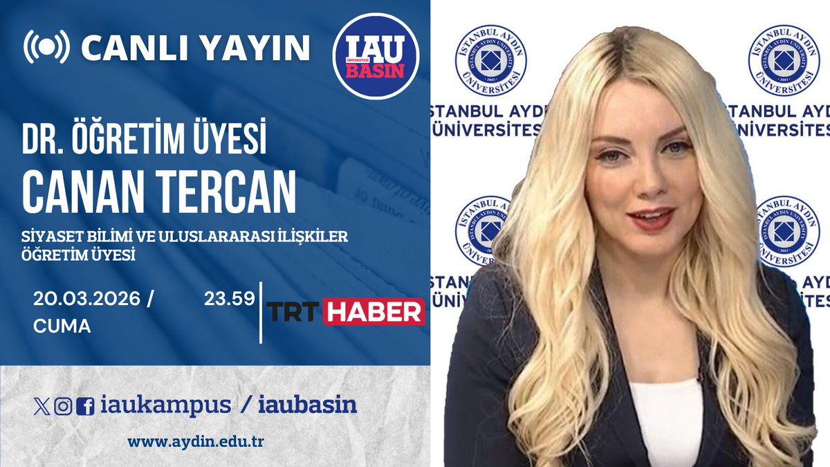 İstanbul Aydın Üni. Kurumsal İletişim Direktörlüğü tweet media