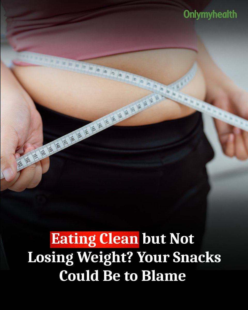 onlymyhealth's tweet image. Think your “healthy snacks” are helping weight loss? Think again.

Nuts, smoothies &amp;amp; “diet” foods can be calorie traps
Portion control + hidden sugars matter
Snack smart: protein + fiber, small portions
#WeightLoss #HealthySnacks #FitnessTips