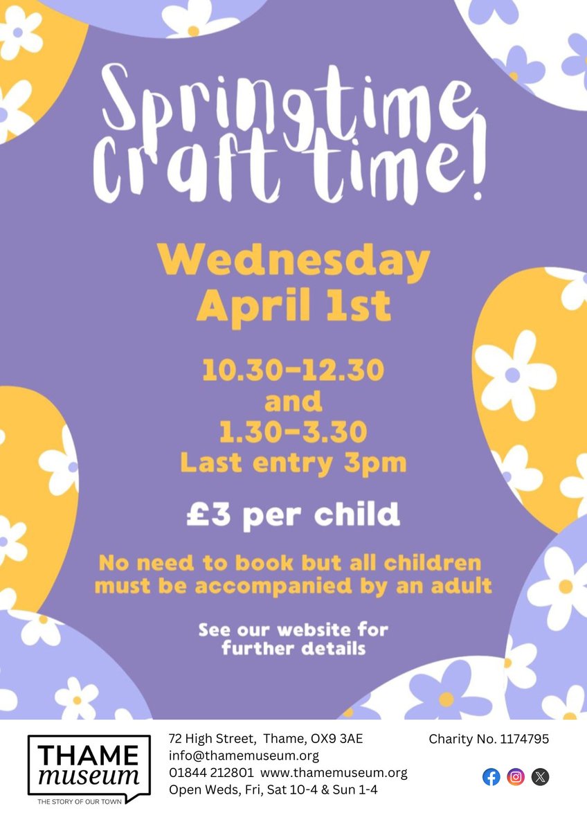MuseumThame's tweet photo. 1st April at #thamemuseum https://t.co/FsjtoJgytl