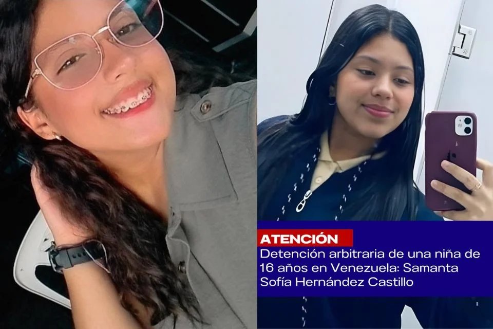 📢Justicia venezolana rechazó nuevamente la solicitud de libertad para Aranza Hernández y su hermana, Samantha Hernández, de 16 años. Ambas jóvenes permanecen bajo arresto en represalia, señalan sus abogados, contra su hermano, militar del Ejército que se encuentra en exilio.