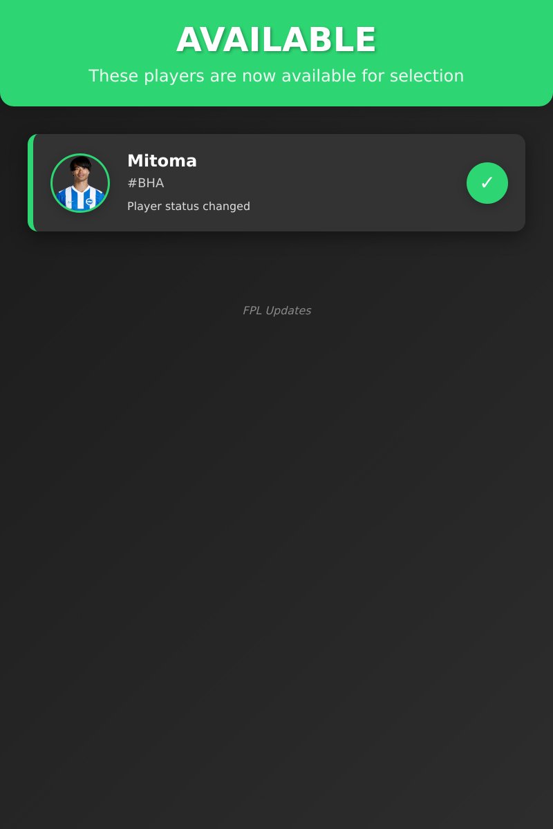 FPL Updates tweet media