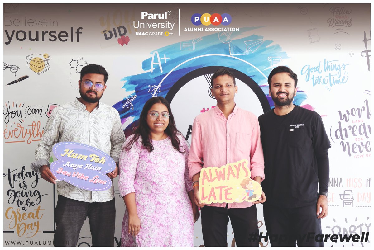 Parul University Alumni Association tweet media