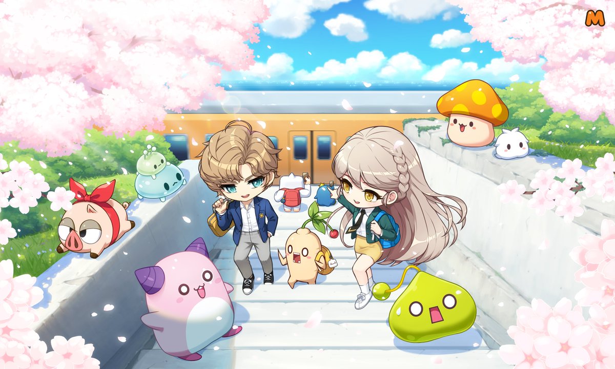 メイプルストーリーM tweet media