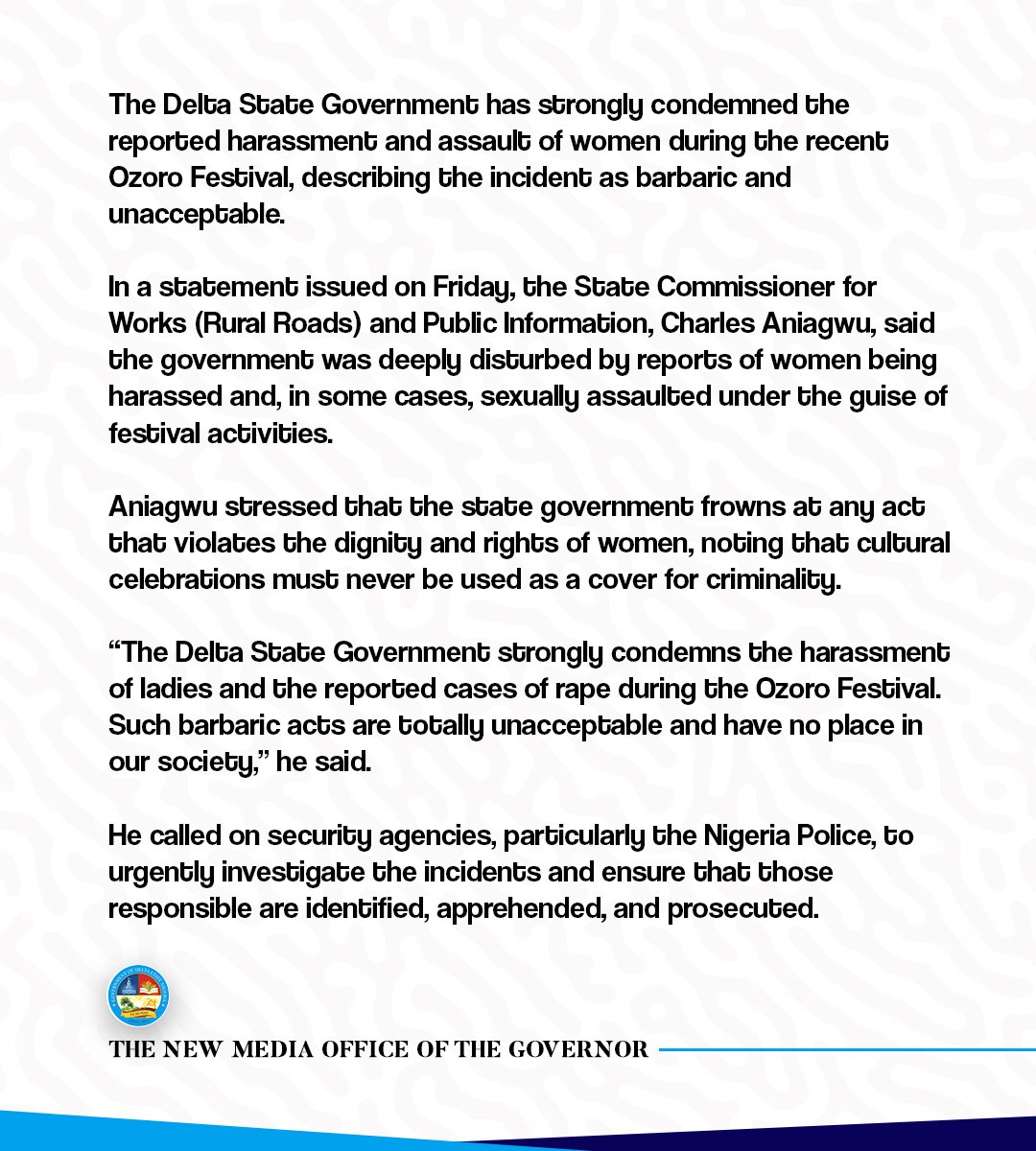 Delta State Government tweet media