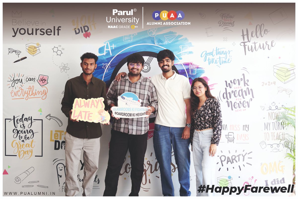 Parul University Alumni Association tweet media