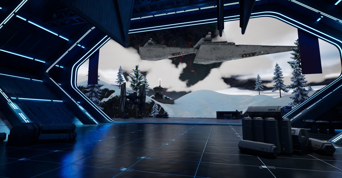 HSLTchristie's tweet image. Something I'm working on. This new Star Wars stuff in UEFN is amazing!
#starwars #fortnite #UEFN