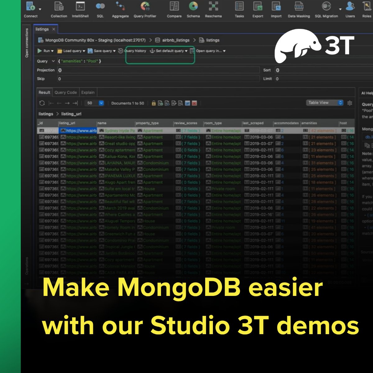 Studio 3T tweet media