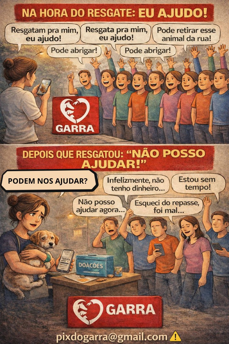 garranimal's tweet photo. Ainda tem os desalmados e sem noção que falam em tom agressivo: “SÓ QUEREM SABER DE PIX”

O seu pix vira ração 
O seu pix paga o aluguel do abrigo
O seu pix garante dezenas e centenas de castrações 
O seu pix paga medicamentos
O seu pix paga clínicas veterinárias

Pode fazer um pix do amor agora?

As chaves são : 

🐾 doar@onggarra.com
🐾 pixdogarra@gmail.com