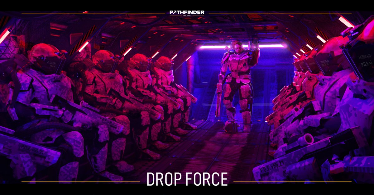 PathfinderArts's tweet photo. For today we're looking at this pre visualisation #keyframe piece by Jort van Welbergen. Nothing goes harder than drop troops making ready for a combat drop!

Would you like a script, mood or narrative moment to be brought to life? Don't hesitate to reach out to us!
#conceptart https://t.co/iNdMc3OV9a