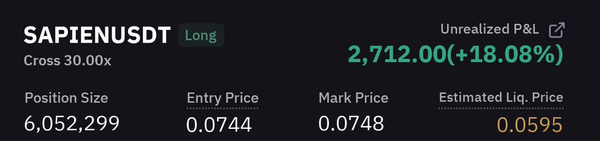 CryptoDegenPump's tweet image. 🚀 #SAPIEN Pump result

✅ 1st target achieved in just 1 Hours 11 Minutes

💵 Huge quick profit 18.0845% 💪
👉 Advance buy and sell targets given only to our premium members.
👉 More quick profit signals available in premium channel. Hurry up 🏃♂

⏰ Co… ift.tt/D7kwq1O