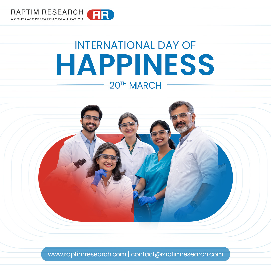 RaptimResearch's tweet photo. From research labs to real lives, every discovery we make is driven by one purpose to improve patient outcomes and bring more moments of happiness to individuals and families.
Celebrating the power of science and care this #InternationalDayOfHappiness.

#RaptimResearch https://t.co/ZMQlxL1nxC