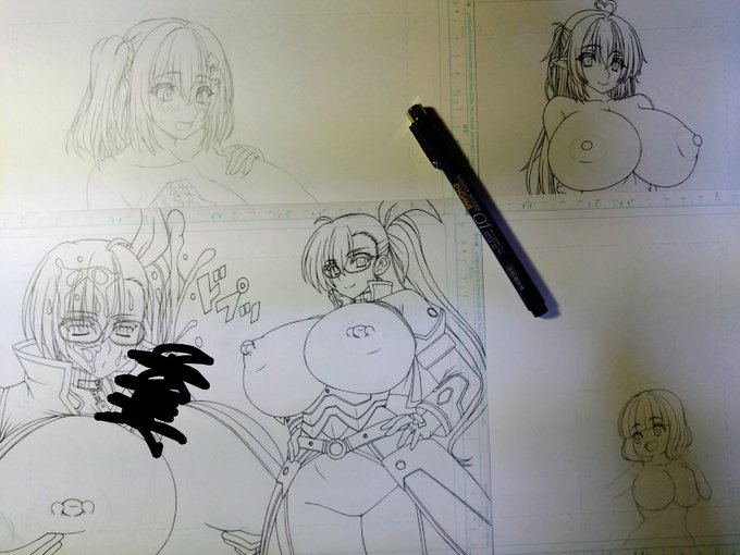 スキャナ起動めんどくさかったので直撮りwip 