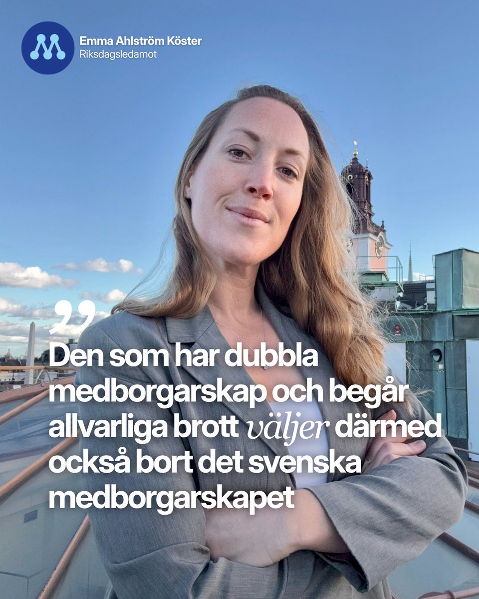 Emma Köster -politiker (M) tweet media