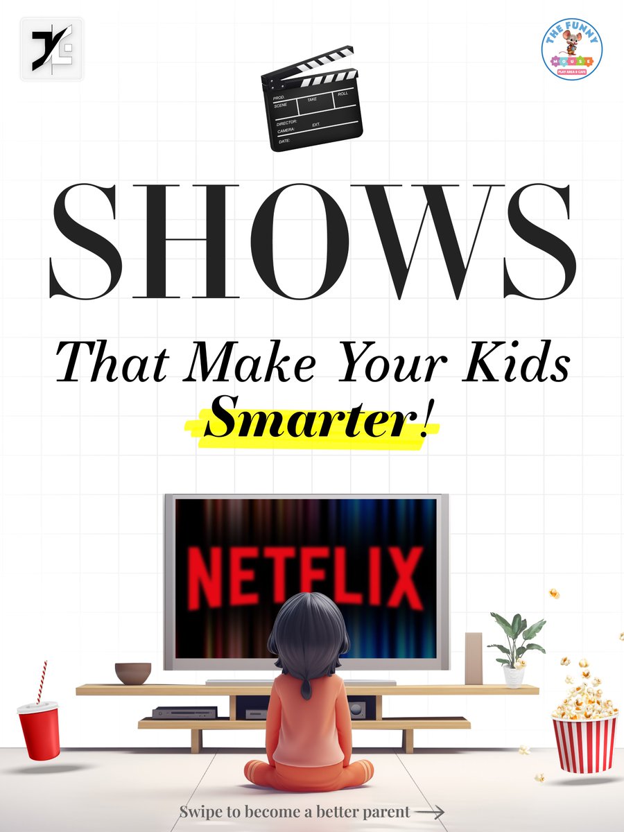 The_Funny_Mouse's tweet photo. Turn screen time into smart time with shows that spark curiosity, build problem-solving skills, and boost creativity in your kids. 
Save this for your next movie night and make every watch count! ✨

#SmartParenting #KidsLearning #ParentingTips #EducationalShows #MomLife https://t.co/5o1FMsdp0A