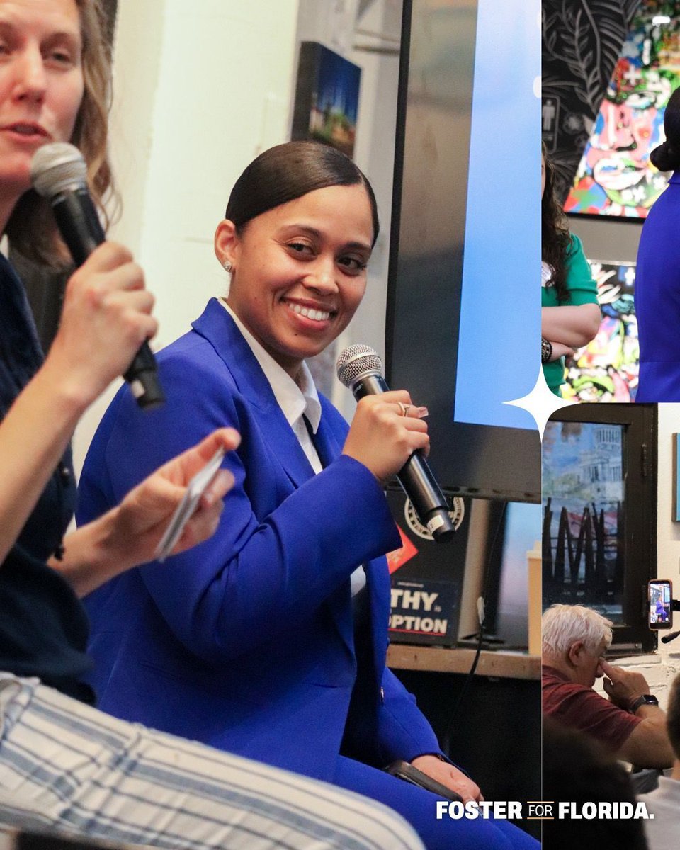 foster4florida's tweet photo. Real change starts in the community. Thank you to @hillsboroughprogressives for hosting such a thoughtful and energizing event. Dayna shared her vision for Florida and listened to the stories, concerns, and priorities of the people. Join us as we #IgniteTheBlueFlame https://t.co/hm9Za8rGHK