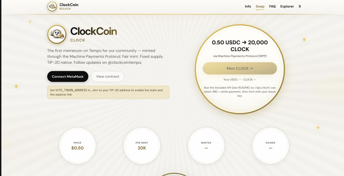 ClockCoin tweet media