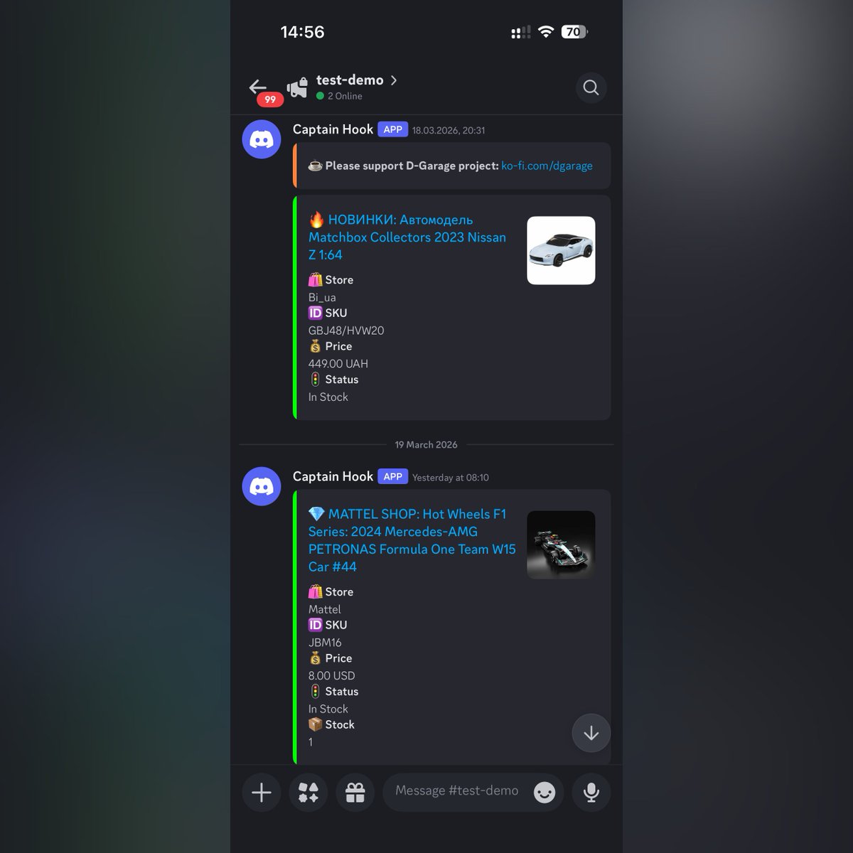 DGarage Diecast tweet media