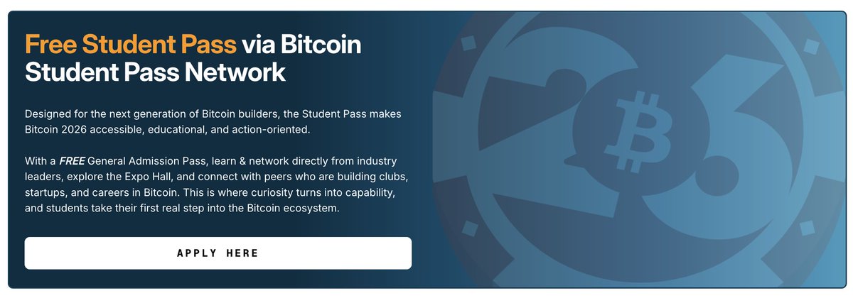 Bitcoin Students Network tweet media
