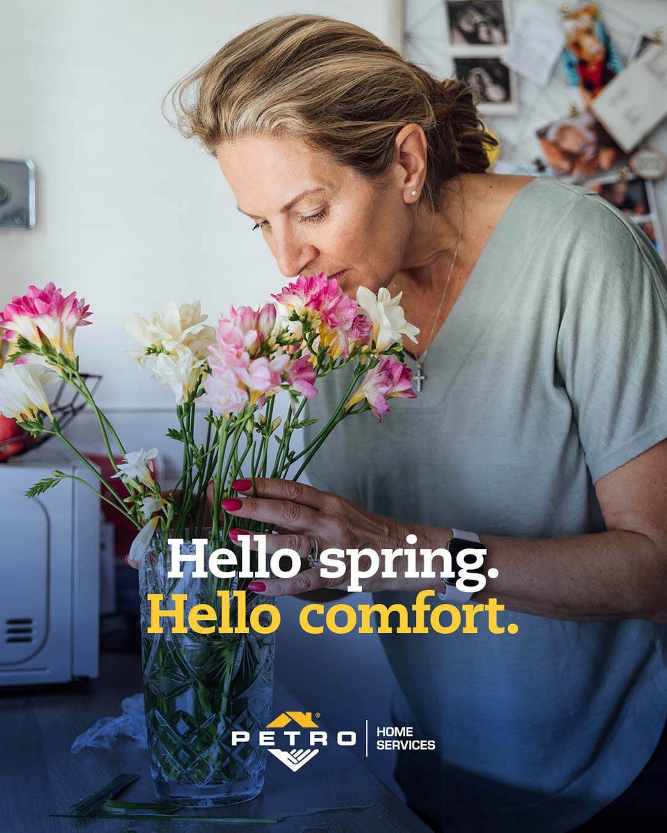 PetroHome's tweet image. Happy First Day of Spring. As temps start to climb, now’s the time to make sure your AC is ready. Petro’s HVAC pros and 24/7 service keep your home cool from day one. #LocalHVACpros #HVACpros #GoWithPetro #SpringPrep #StayCoolhttps://buff.ly/s8WEcb3