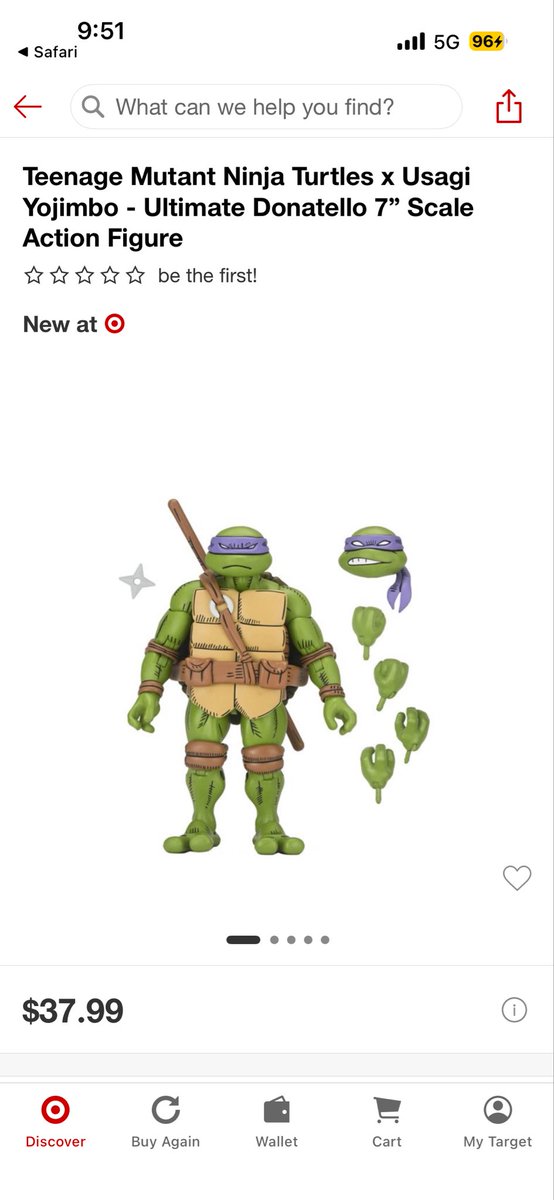 airborne8890's tweet image. Has anyone found the new #TMNT X Usagi Yojimbo - Ultimate Donatello in the wild? #Target sold out online and I need one if possible… 🤦🏻‍♂️ PP FF ready Thanks

Reposts appreciated 🤝 

#Haulathon #NECA @thegr8one85 @PopCultureJunk2 @MontanaroTom 
#CollectorsHelpingCollectors #CHC