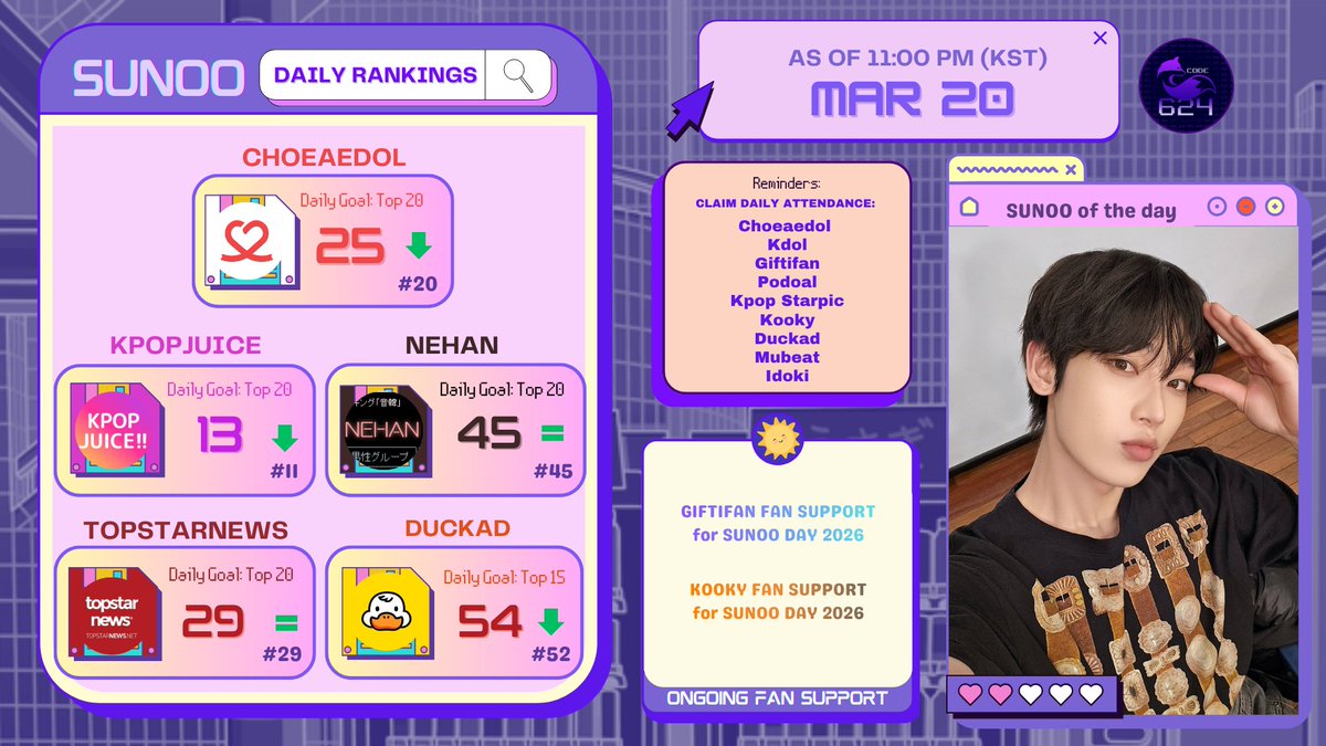 CODE 624 FAN BASE tweet media