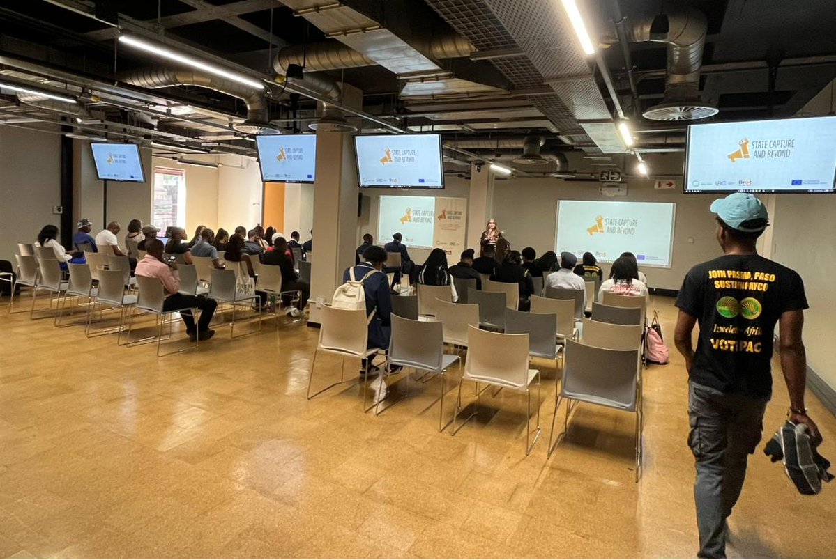 Well done to the <a href="/capture_beyond/">StateCaptureandBeyond</a> team for completing the Gauteng leg of the 'Voter Education' campaign focused on educating students about the functions &amp; importance of local government ahead of the upcoming municipal elections. Thank you to UJ &amp; Wits law societies respectively.