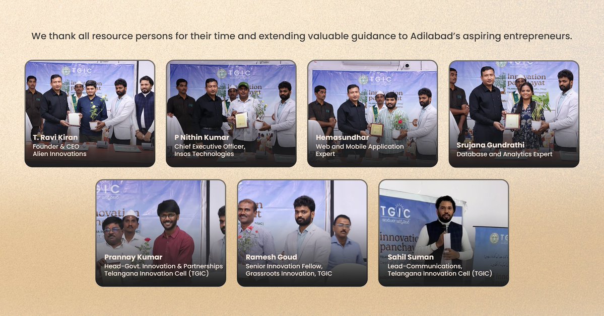 Telangana Innovation Cell, Govt. of Telangana tweet media