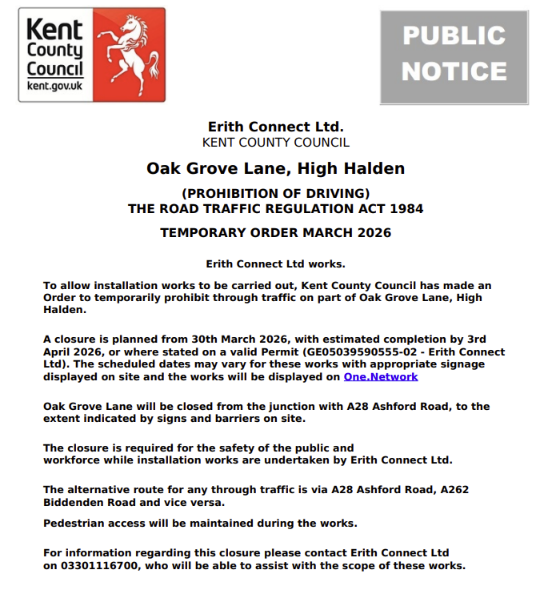 KCC Highways tweet media