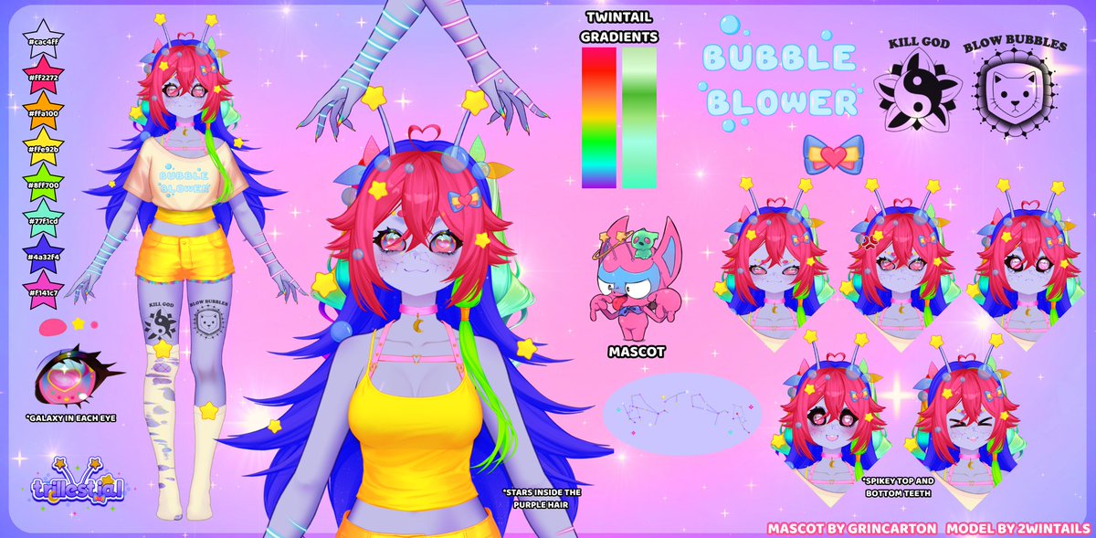 Trillestial 🛸🫧 Bubbly Alien VTuber tweet media
