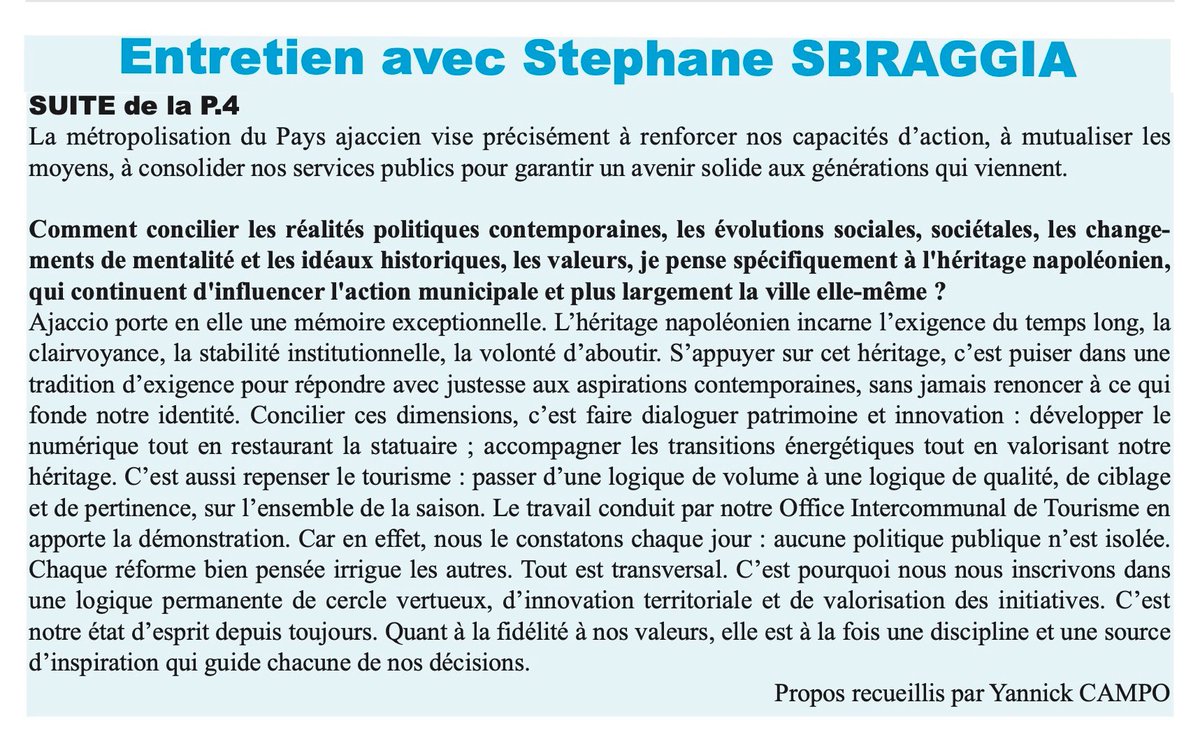 Quelques minutes de lecture pour revenir sur notre bilan et évoquer les enjeux à venir.

➡️ À lire ici : lepetitbastiais.corsica/JDS/LPB-1132.p…

©️ <a href="/LePetitBastiais/">Le Petit Bastiais</a> 

#ForzaAiacciu
#Municipales2026