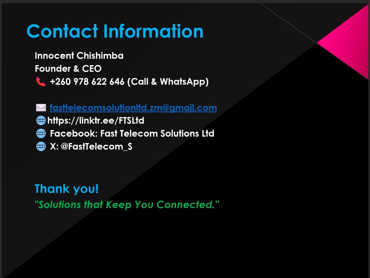 Fast Telecom Solutions Ltd tweet media